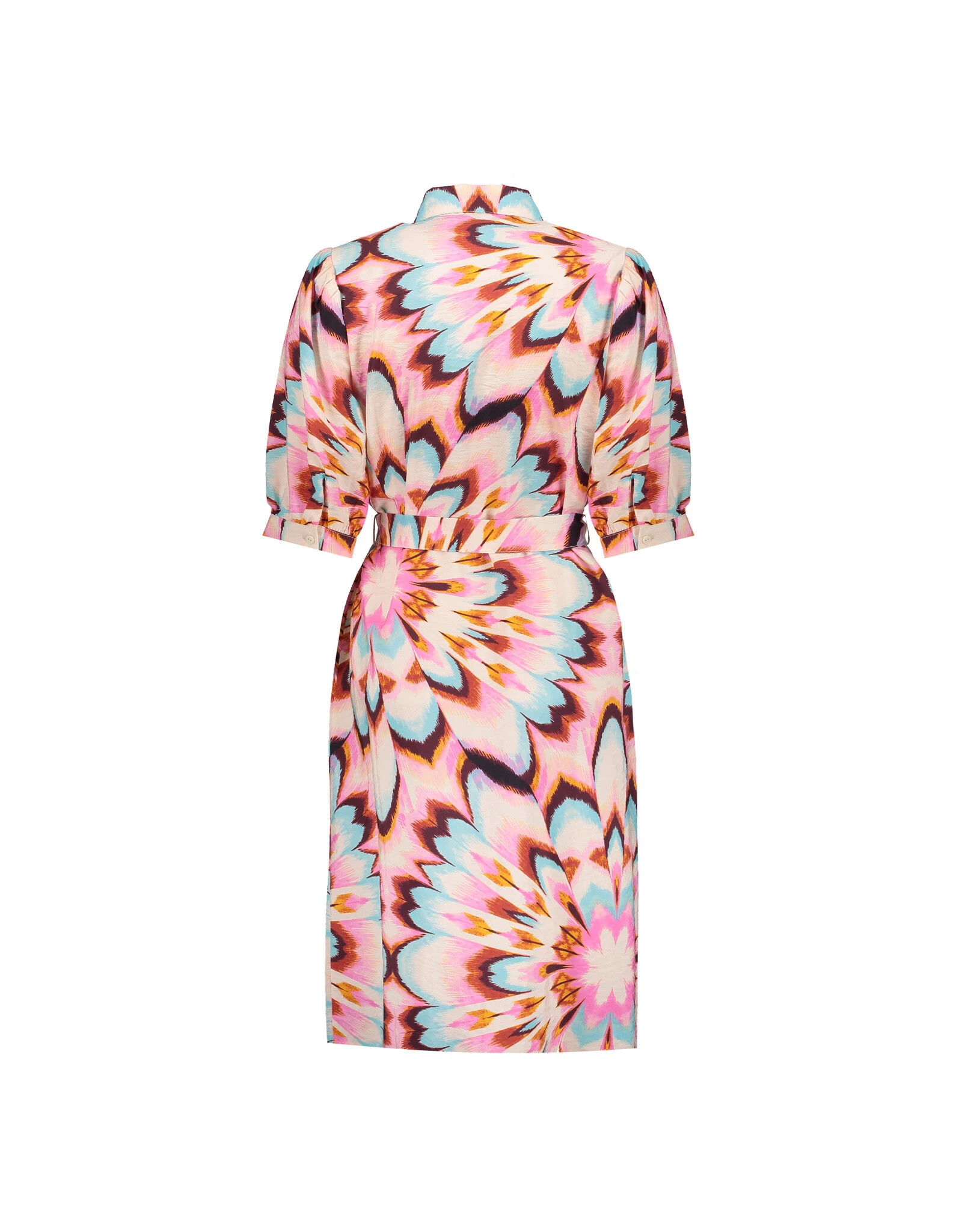 Geisha Dress - Offwhite/Pink