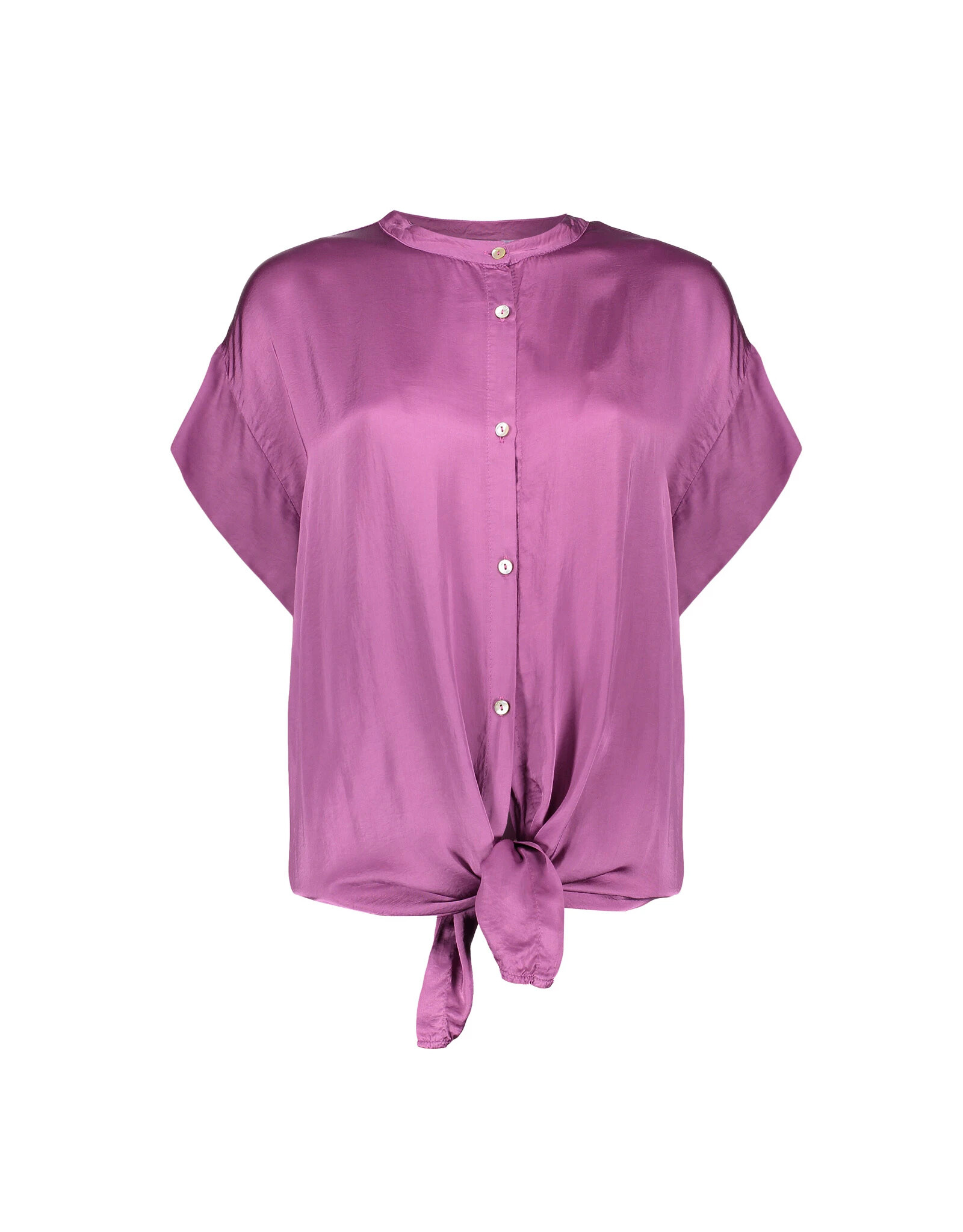 Geisha Blouse Satin - Soft Purple