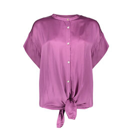 Geisha Blouse Satin - Soft Purple