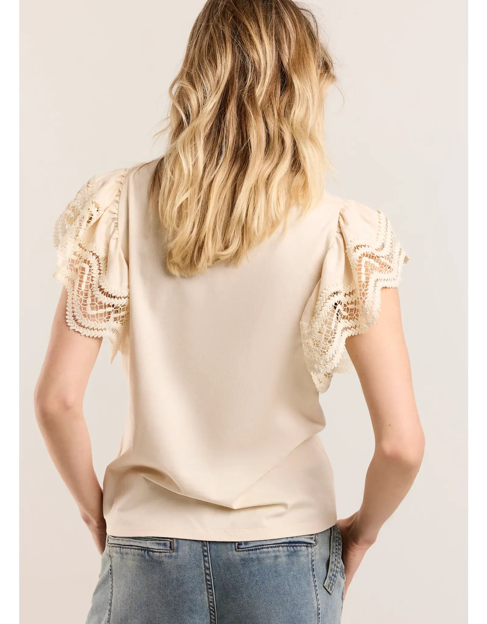 Summum Top Tee Lace - Ivory