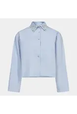 Blouse Pearls - Ice Blue