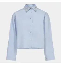 Blouse Pearls - Ice Blue
