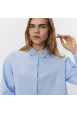 Blouse Pearls - Ice Blue