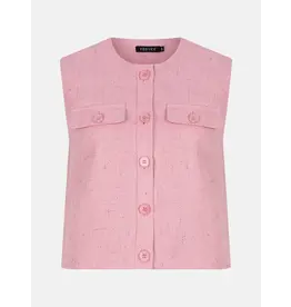 Ydence Amanda Gilet - Purple melange