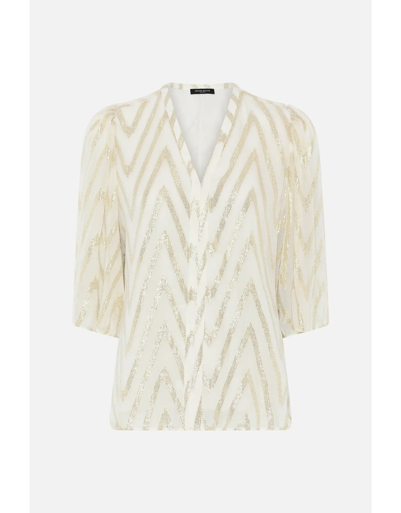 Bruuns Bazaar Majlya Blouse - Kit/Metallic