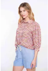 Geisha Blouse - Yellow/Lilac