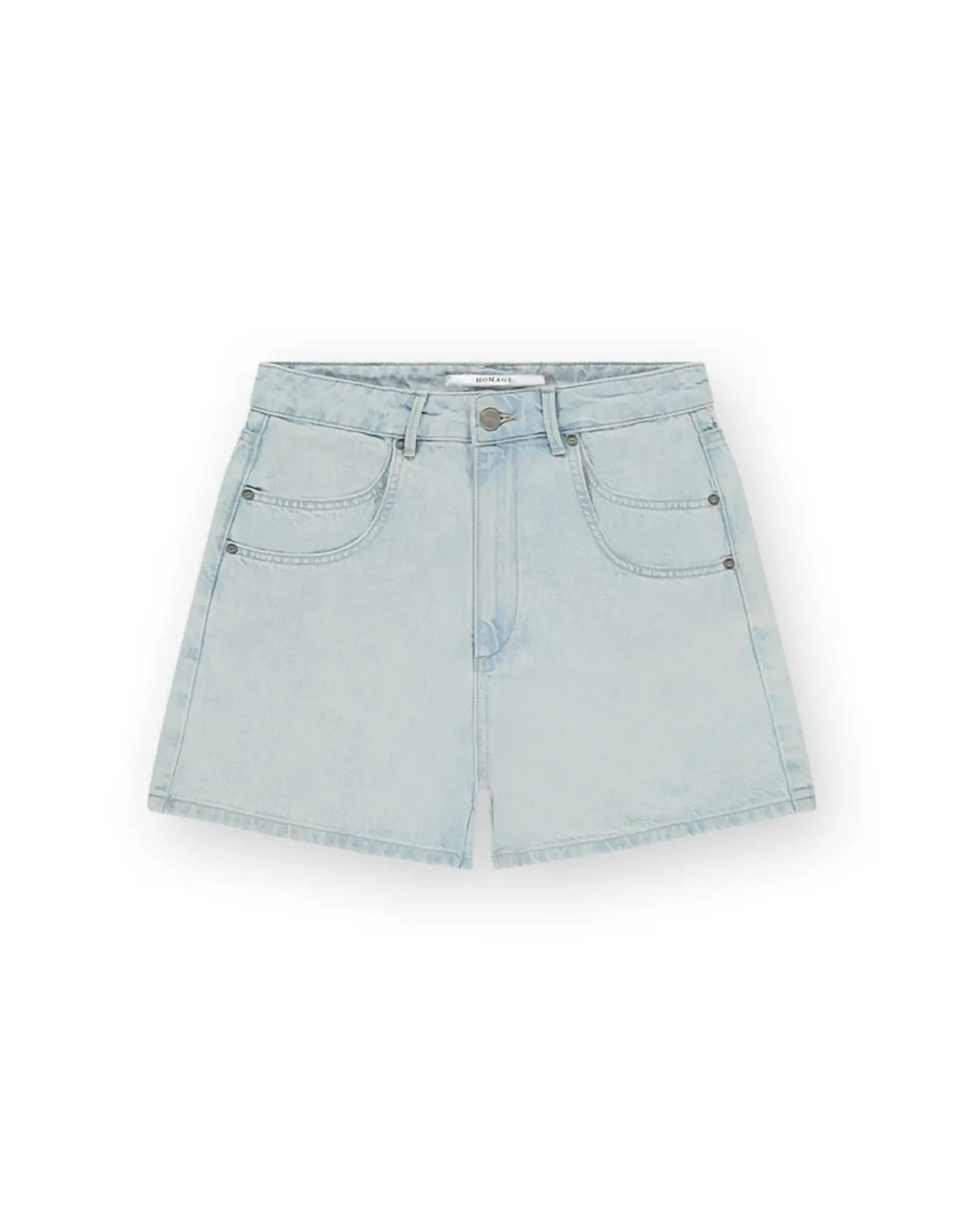 Homage Denim Shorts with double pockets