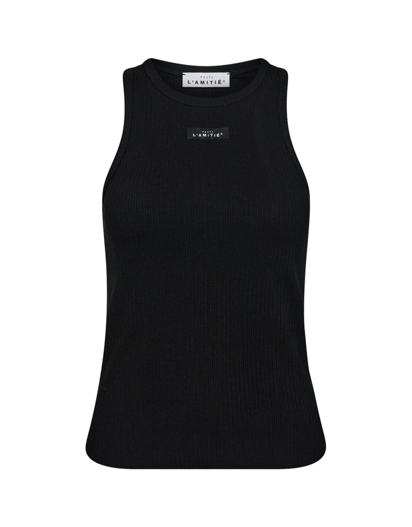 Haute L'amitié Rib Badge Tank - Black
