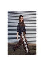 Haute L'amitié Baggy Track Tall Pants - Mocca