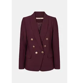Rue de Femme Comfy Eloise Blazer - Wine