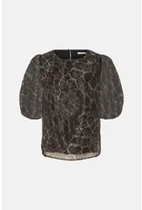 Rue de Femme Tallulah Blouse - Brown Sugar