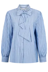 Aaiko Fenne Blouse - Office Blue