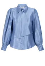 Aaiko Veronne Blouse - Office Blue