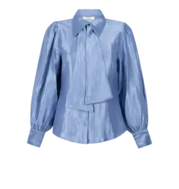Aaiko Veronne Blouse - Office Blue
