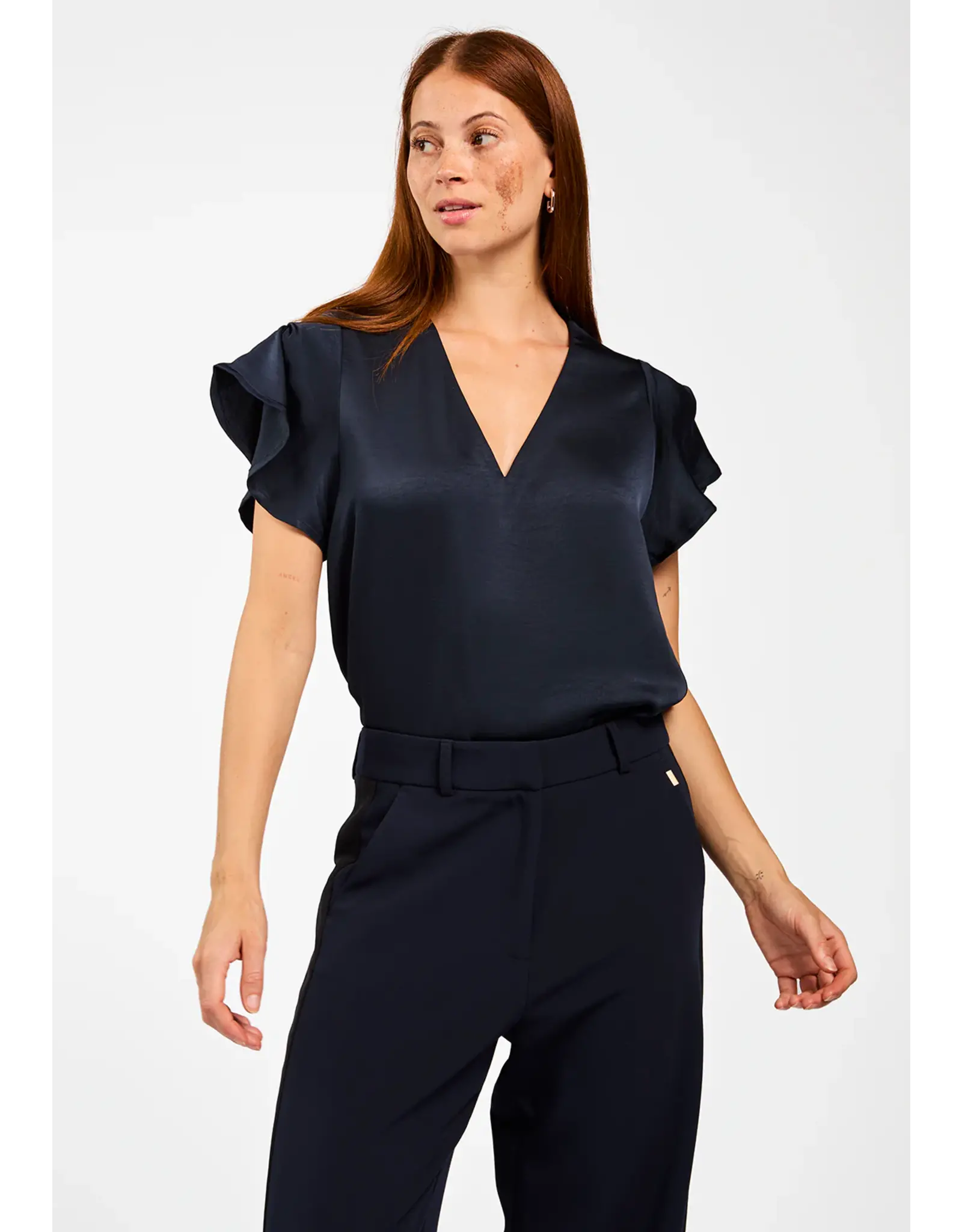 Aaiko Minny Top - Night Blue