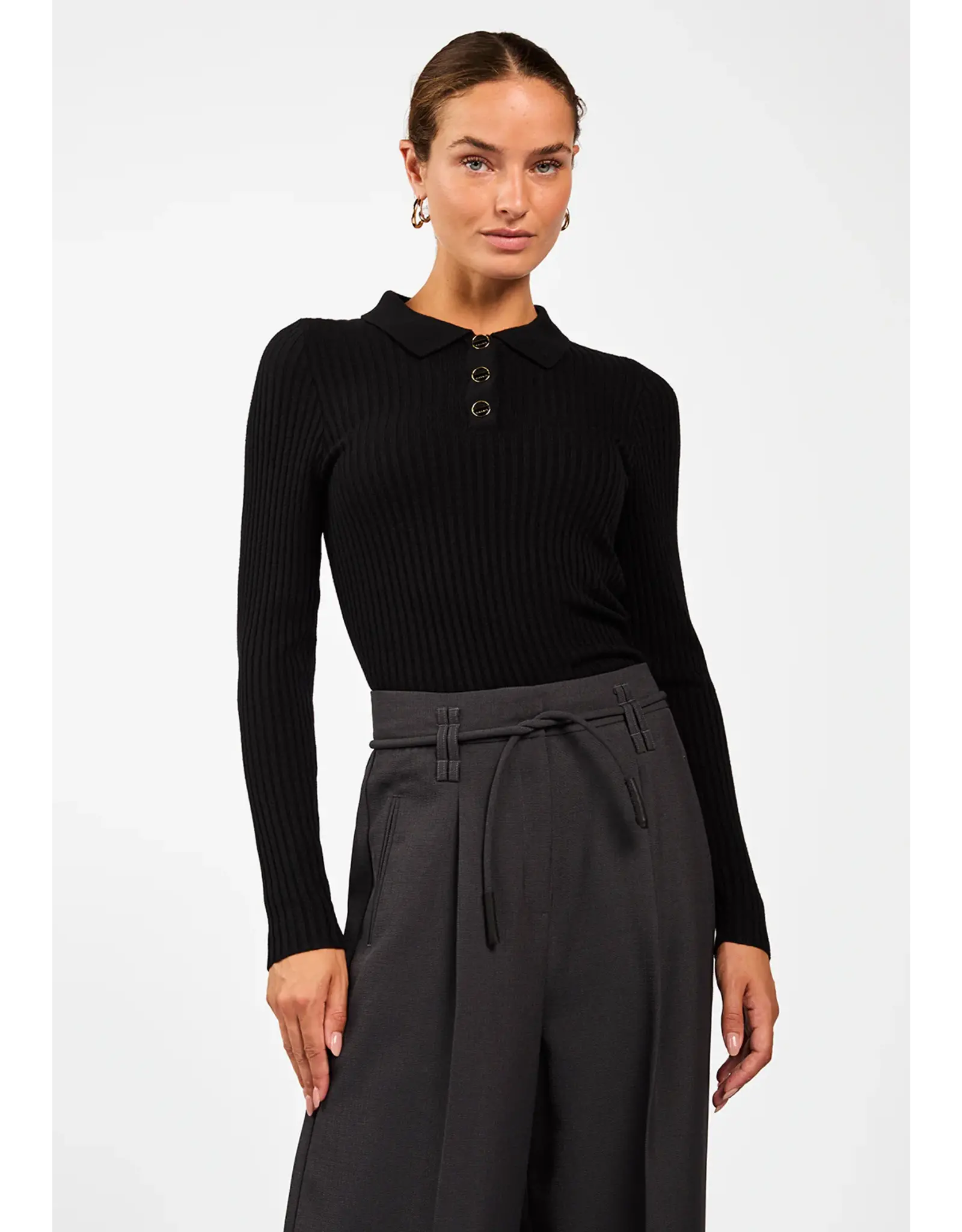 Aaiko Flores Sweater - Black