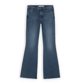 Homage Jane Clean Flared Jeans - Stormy Blue