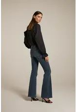 Homage Jane Clean Flared Jeans - Stormy Blue
