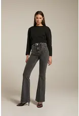 Homage Jane Flared Jeans With Pockets - Random Black