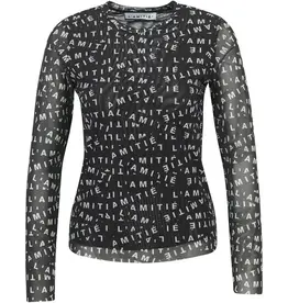 Haute L'amitié Mesh O-Neck - Black