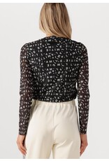 Haute L'amitié Mesh O-Neck - Black