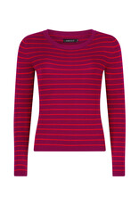 Ydence Knitted Top Devina - Fuchsia Purple/Red