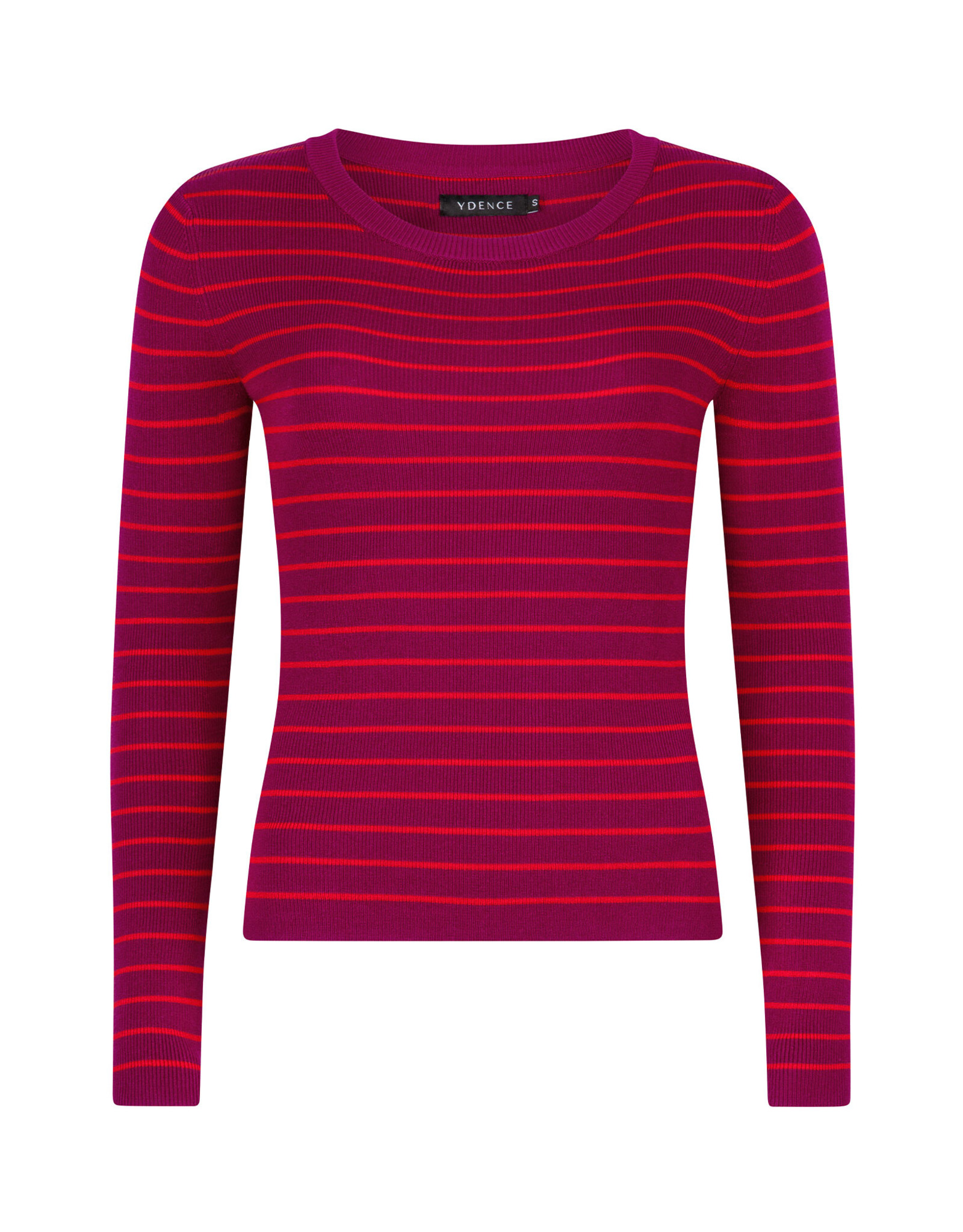 Ydence Knitted Top Devina - Fuchsia Purple/Red