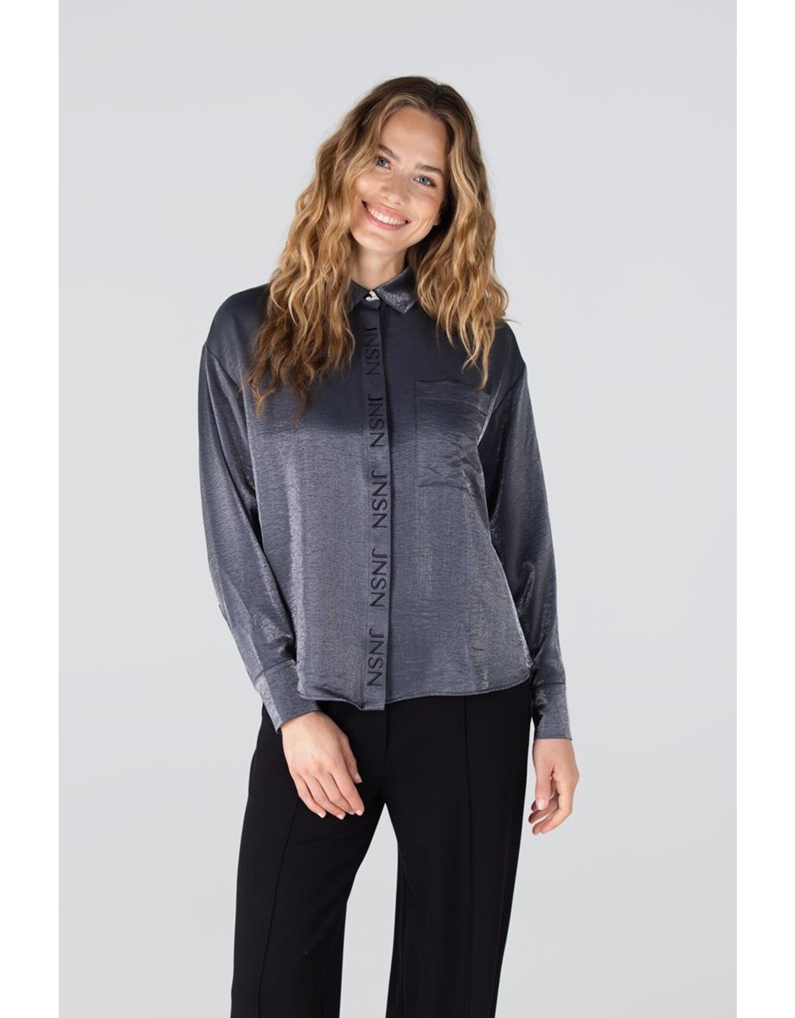 Jansen Lieke Blouse - Antraciet