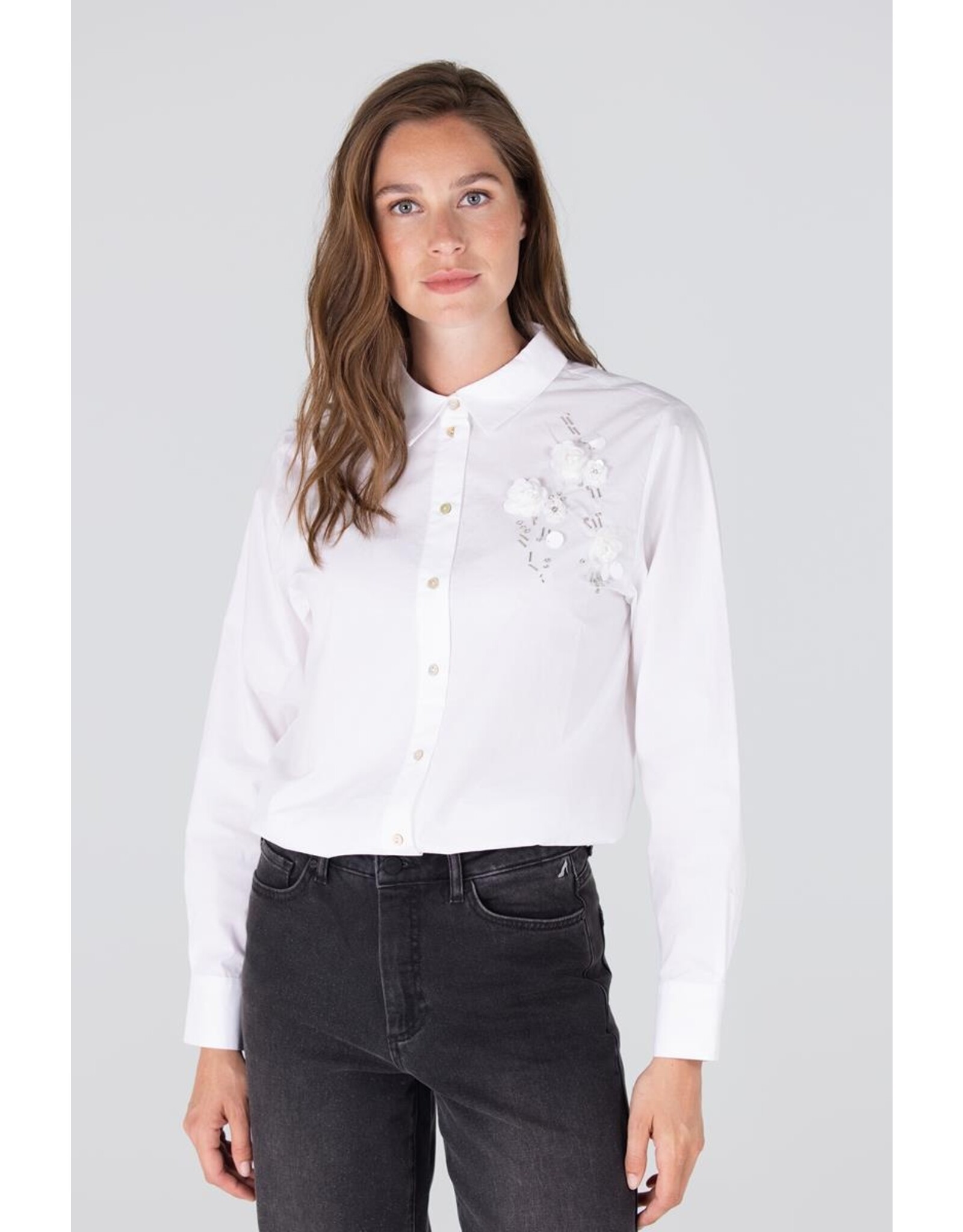 Jansen Inez  Blouse - Wit