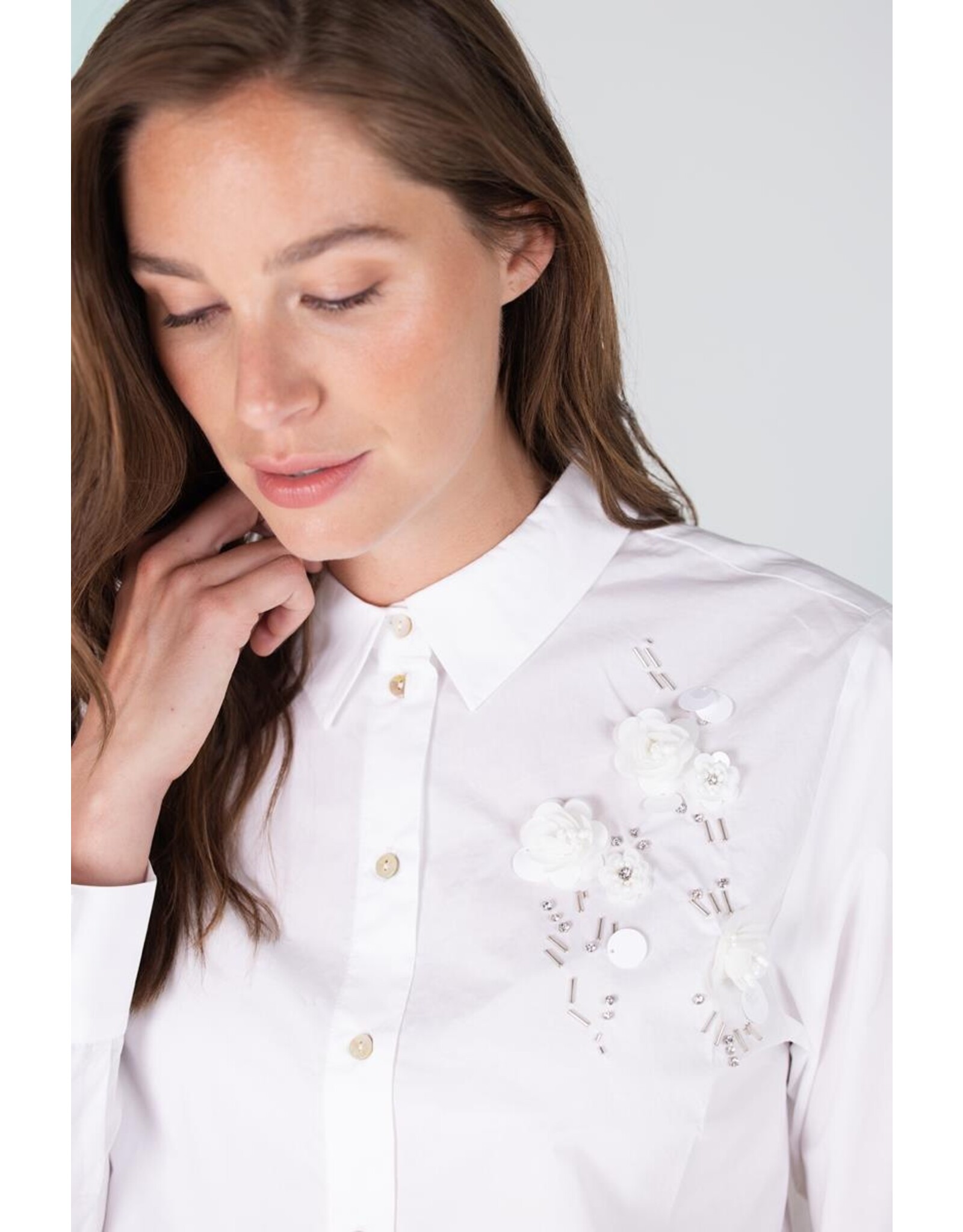 Jansen Inez  Blouse - Wit