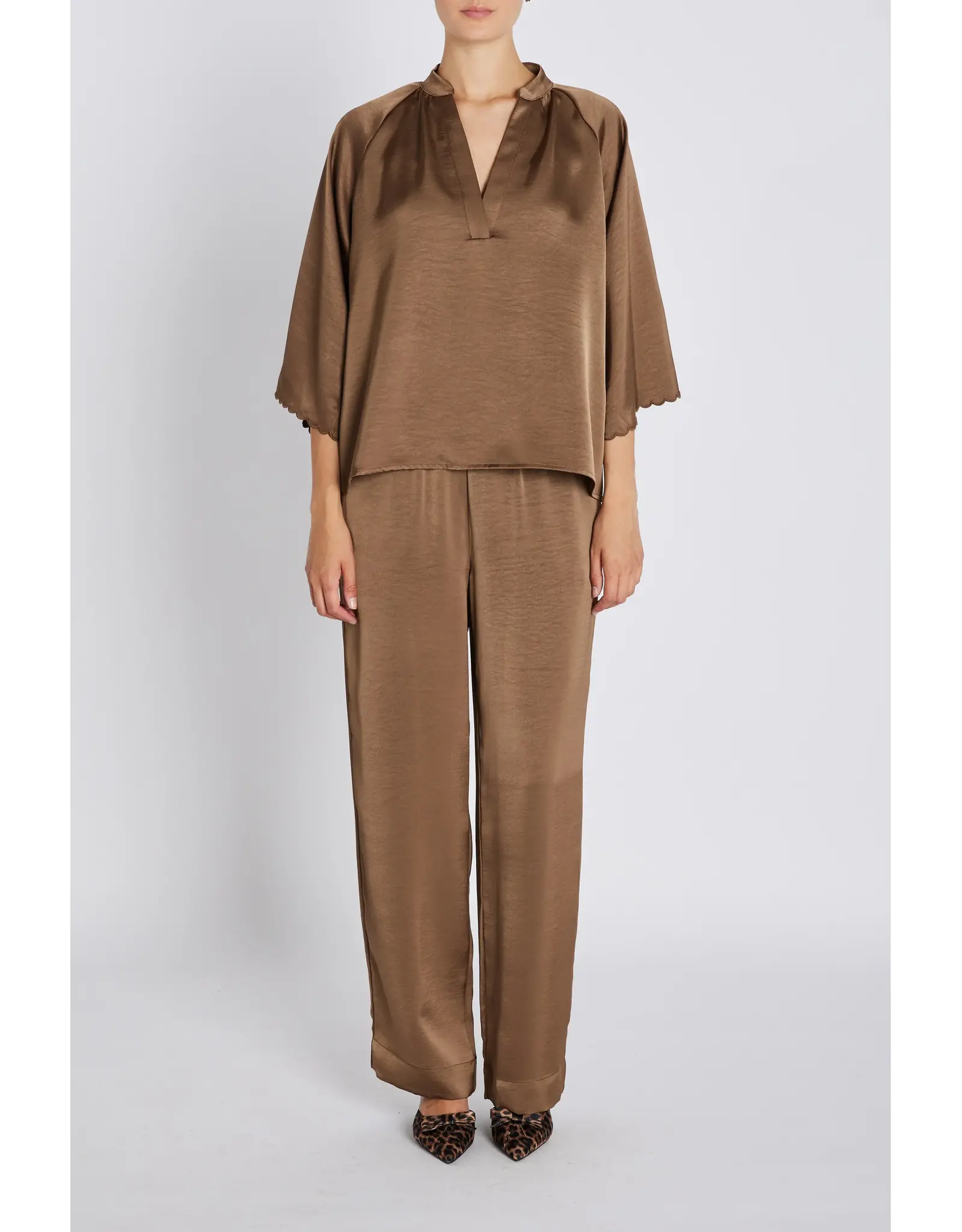 Bruuns Bazaar Winny Blouse - Morel