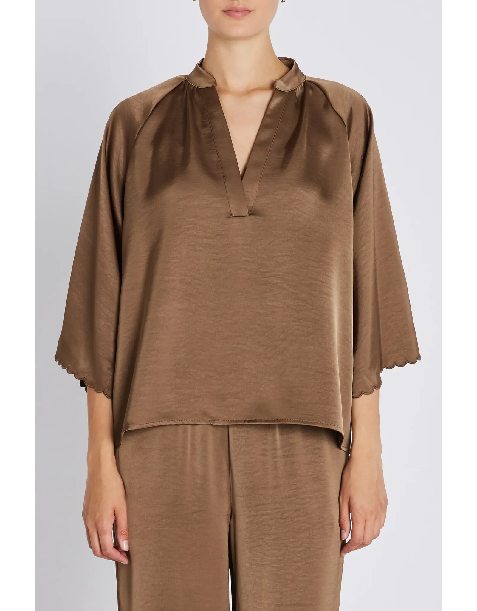 Bruuns Bazaar Winny Blouse - Morel