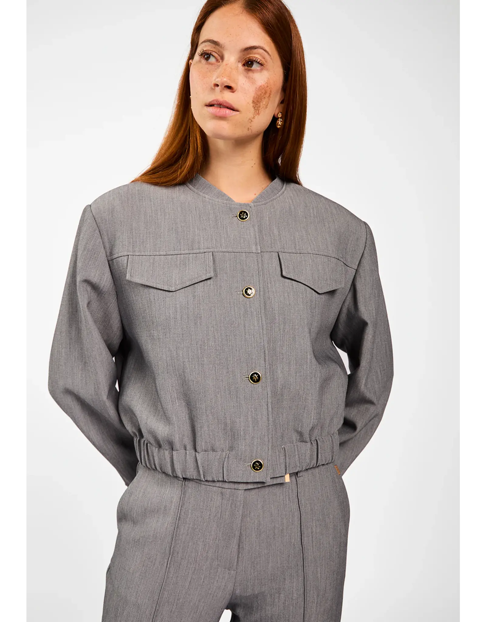 Aaiko Suus Jacket - Dark Grey