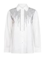 Aaiko Joan Strass Blouse - Les Blancs
