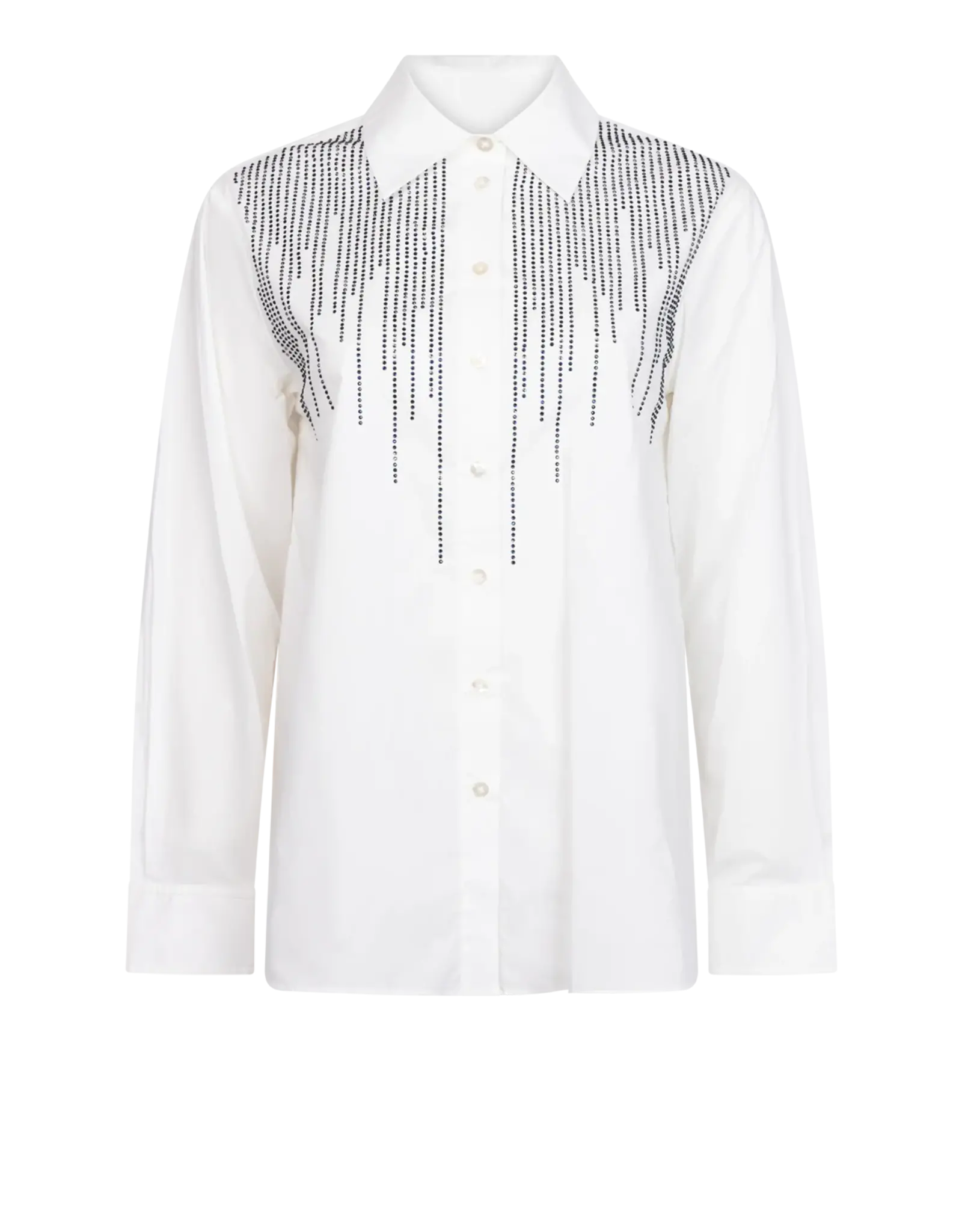 Aaiko Joan Strass Blouse - Les Blancs