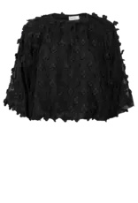 Aaiko Delany Flower Top - Black