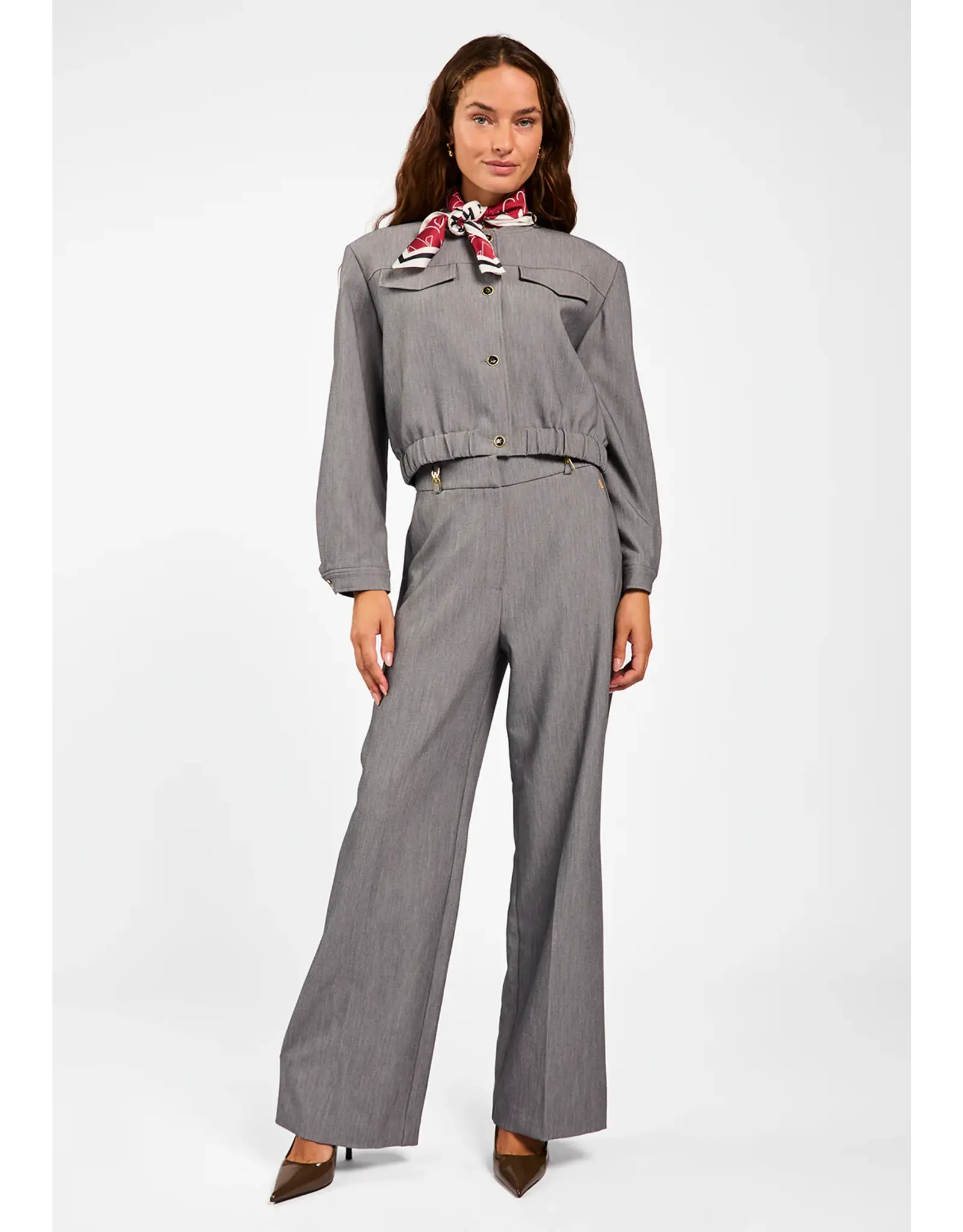 Aaiko Sonja Pants - Dark Grey
