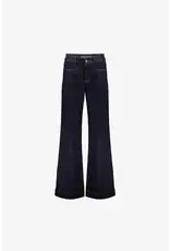 Geisha Jeans Flair - Dark Blue Denim Stonewash