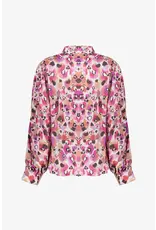 Geisha Blouse Animal - Pink / Off-White