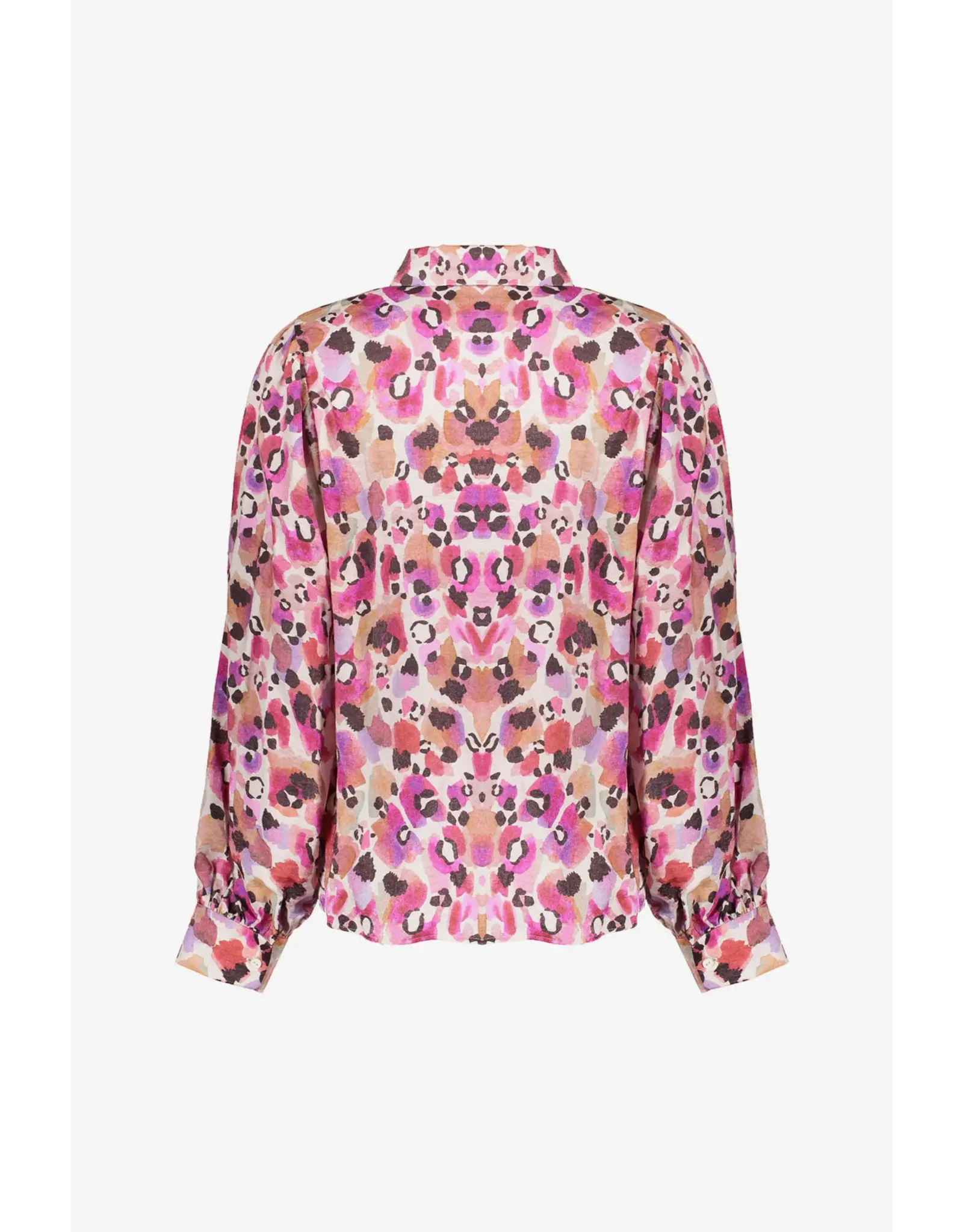 Geisha Blouse Animal - Pink / Off-White