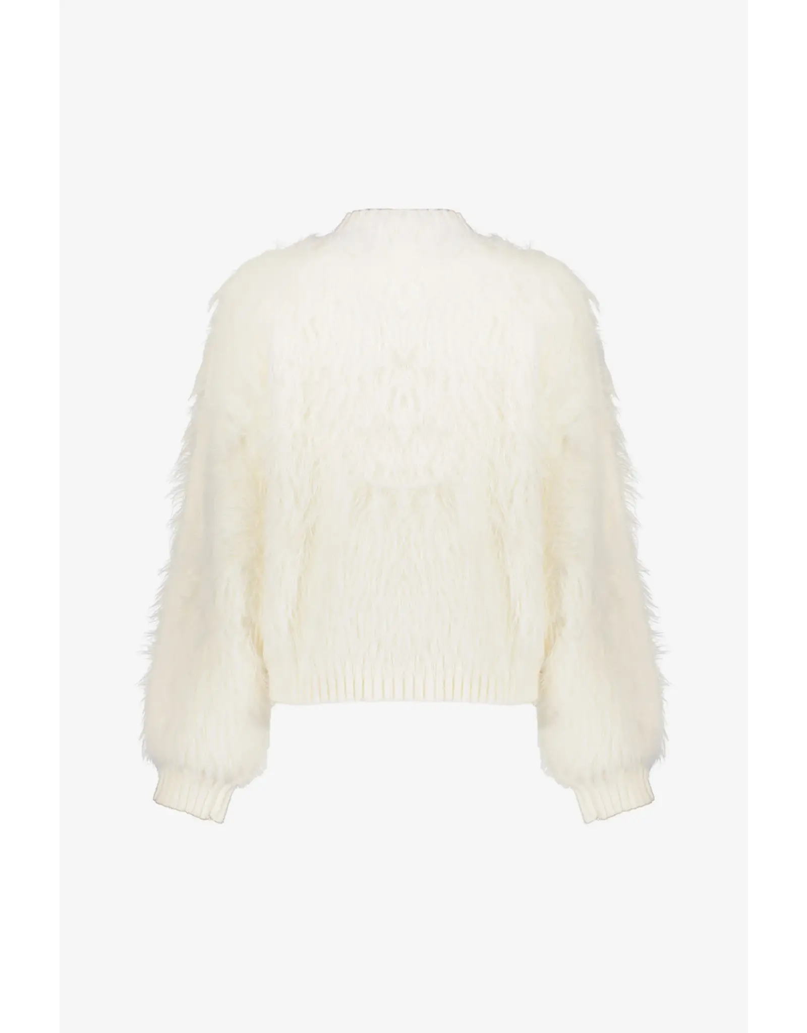Geisha Cardigan Furry - Off-White