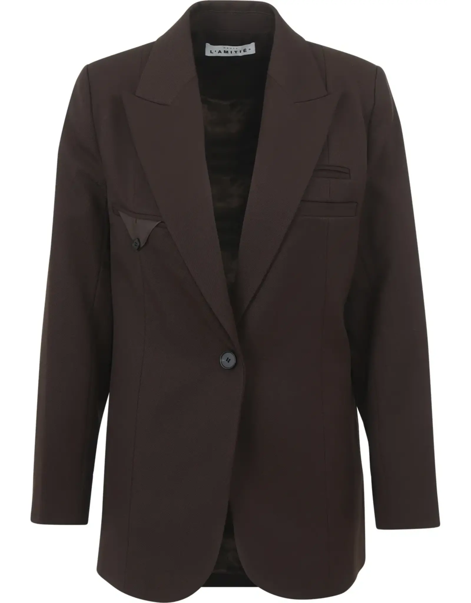Haute L'amitié Premiere Single Blazer - Mocca