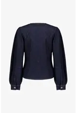 Geisha Blouse Denim - Dark Blue Denim