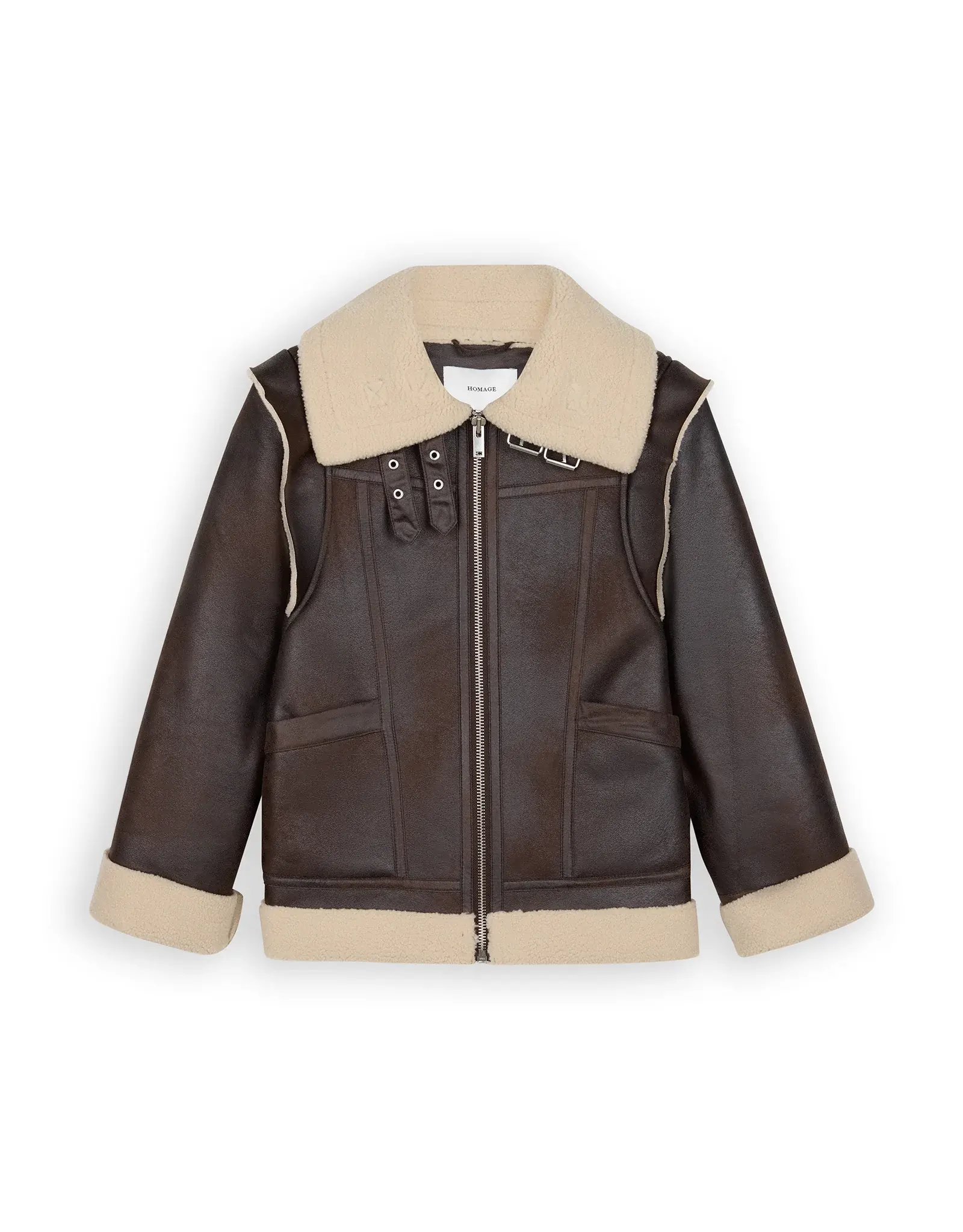 Homage Lammy Jacket - Dark Brown