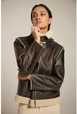 Homage Lammy Jacket - Dark Brown