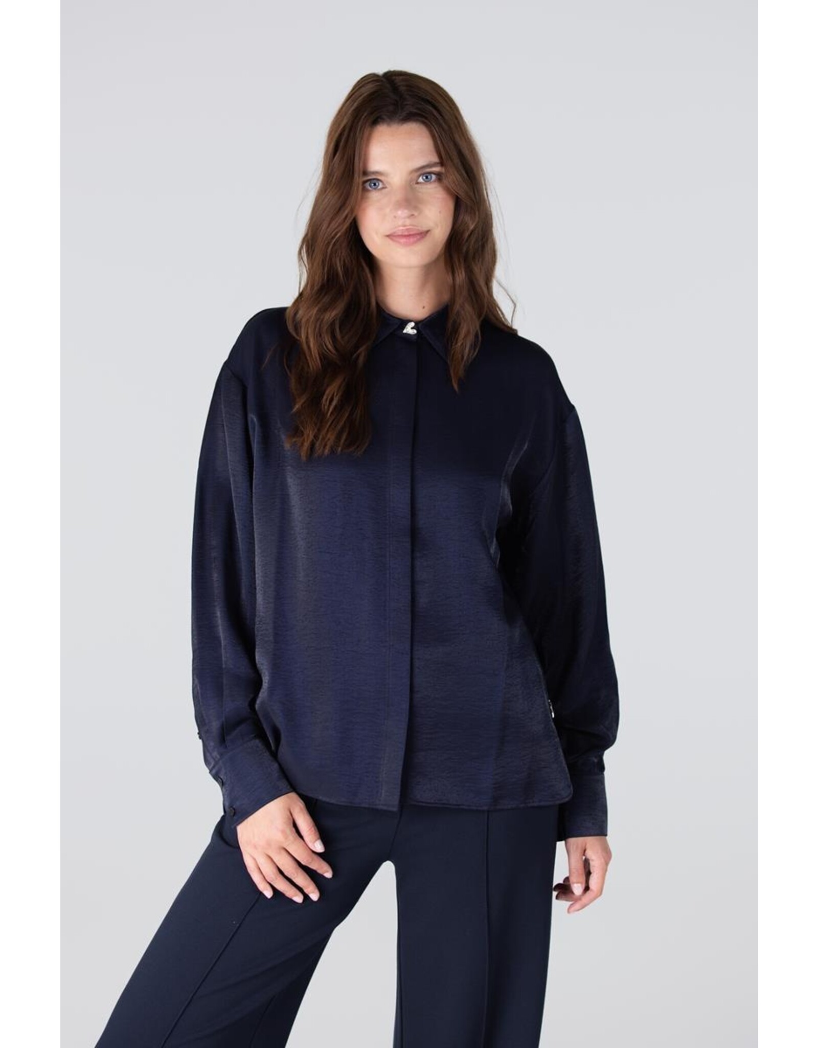 Jansen Dolores Blouse - Dark Blue