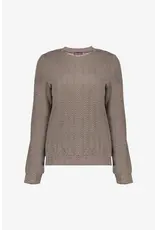 Geisha Top Jacquard - Brown/Gold