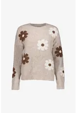 Geisha Pull Flowers - Sand/Brown/Off-White