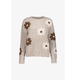 Geisha Pull Flowers - Sand/Brown/Off-White