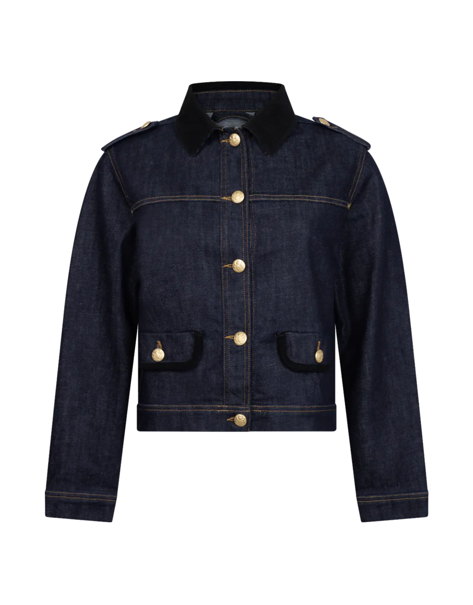 Aaiko Danny Denim Jacket - Dark Navy